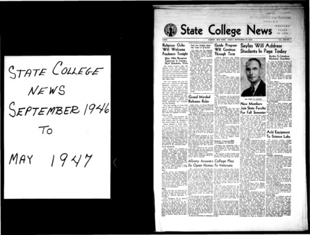 <span itemprop="name">State College News, Volume 31, Number 1</span>