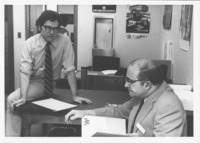 <span itemprop="name">Jerome Fink (right) and Chris Dalton, an aide to...</span>