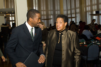 <span itemprop="name">Media Relations: 2/7/08 @ 12 Noon, CC Ballroom for Martin Luther King Jr. Event. Speaker: Myrlie Evers-Willilams. Types of shots: speaker at the podium, possibly interacting with UAlbany officials and students.</span>