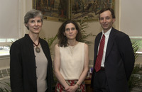 <span itemprop="name">From left, Julie Horney, dean of the School of...</span>