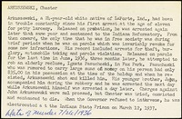 <span itemprop="name">Summary of the execution of Chester Arkuszewski</span>