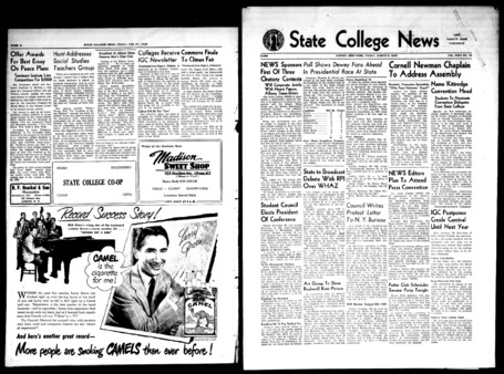 <span itemprop="name">State College News, Volume 32, Number 18</span>