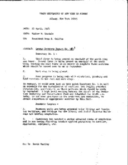 <span itemprop="name">Campus Progress Report No. 43, Letter from Walter M. Tisdale to President Evan R. Collins</span>