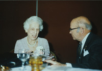 <span itemprop="name">Eugene P. Link and his wife Beulah attending an...</span>