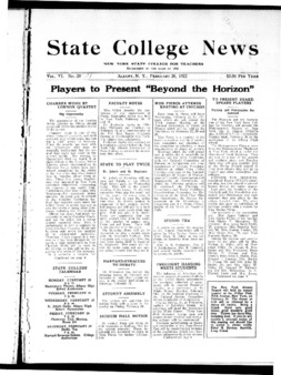 <span itemprop="name">State College News, Volume 6, Number 21</span>
