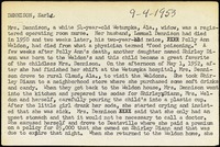 <span itemprop="name">Summary of the execution of Earle Dennison</span>