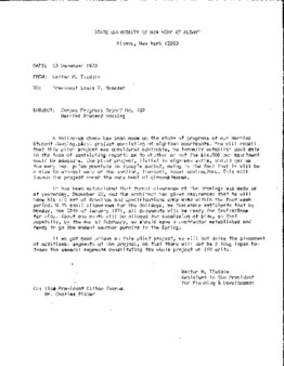 <span itemprop="name">Campus Progress Report No. 169, Letter from Walter M. Tisdale to President Louis T. Benezet</span>