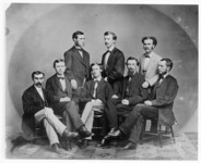 <span itemprop="name">A portrait of eight unidentified male students at...</span>