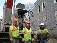 <span itemprop="name">From left, demolition crew members Dave Bouchard,...</span>
