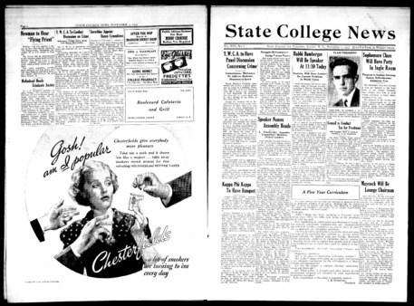 <span itemprop="name">State College News, Volume 22, Number 8</span>