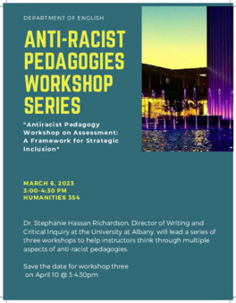 <span itemprop="name">Anti-Racist Pedagogies Workshop Series</span>