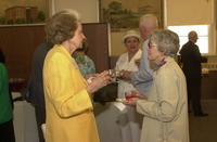 <span itemprop="name">Eunice Whittlesey '44 converses with Royann...</span>