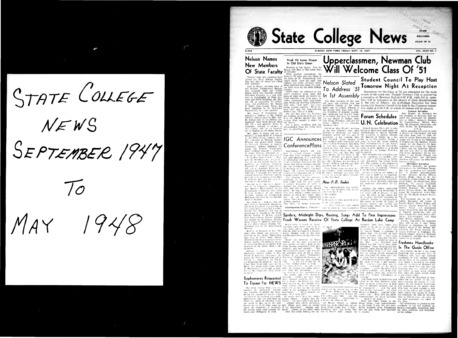 <span itemprop="name">State College News, Volume 32, Number 1</span>