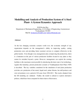 <span itemprop="name">Roy, K. R. Divakar, "Modelling and Analysis of Production System of A Steel Plant- A System Dynamics Approach"</span>