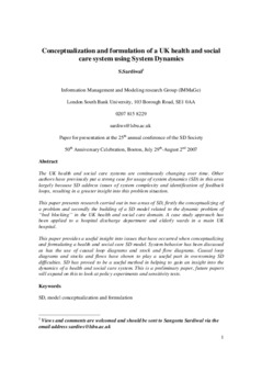 <span itemprop="name">Sardiwal, Sangeeta, "Conceptualization and formulation of a UK health and social care system using System Dynamics"</span>