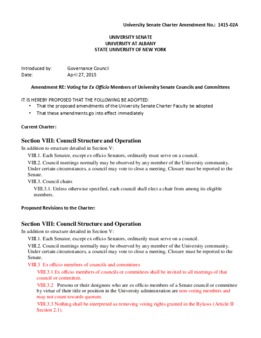 <span itemprop="name">1415-02A Amendment re Voting for Ex Officio Members of University Senate Councils and Committees (.pdf)</span>