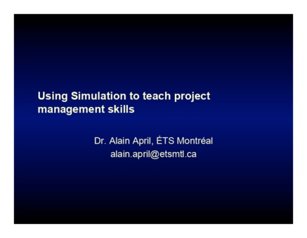<span itemprop="name">April, Alain, "Using Simulation to teach project management skills Workshop"</span>