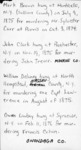 <span itemprop="name">Documentation for the execution of Myron Buel, Daniel Searles, Nathan Greenfield, Charles Stockley, William Pierson...</span>