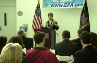<span itemprop="name">Administrator of the EPA Christine Whitman during...</span>