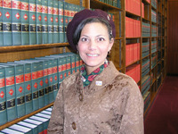 <span itemprop="name">Lisa Bohannon, at work in the Unified Court System...</span>