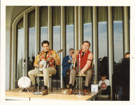<span itemprop="name">A photograph of the Old Wazoo Band performing at...</span>