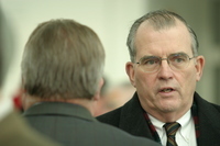 <span itemprop="name">Albany County Executive Michael Breslin attends a...</span>