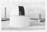 <span itemprop="name">Frank C. Jettner with a telescope on top of the...</span>