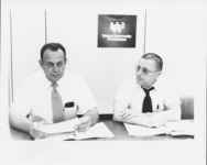 <span itemprop="name">Charles Hansen (left) and Ernie Fox (right),...</span>