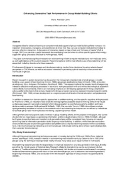 <span itemprop="name">Azevedo-Carns, Diana, "Enhancing Generative Task Performance in Group Model-Building Efforts"</span>