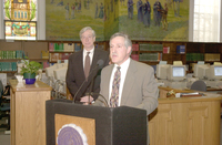<span itemprop="name">Advancement: 1/22/01 @ 9:30 Dewey Library Downtown Campus press conference/financial aid scams</span>