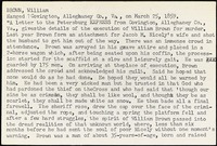 <span itemprop="name">Summary of the execution of William Brown</span>