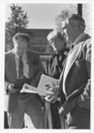 <span itemprop="name">Frank Burdick (left) and two unidentified people...</span>