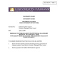 <span itemprop="name">0506-15 Proposal for a Dual Degree Program: MS Bioethics/MPH, with Albany </span>
