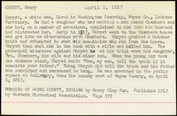 <span itemprop="name">Summary of the execution of Henry Chryst</span>