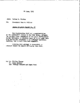 <span itemprop="name">Campus Progress Report No. 58, Letter from Walter M. Tisdale to President Evan R. Collins</span>