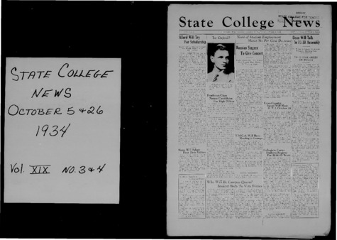<span itemprop="name">State College News, Volume 19, Number 3</span>