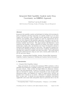 <span itemprop="name">Pruyt, Erik with Caner Hamarat and Jan Kwakkel, "Integrated Risk-Capability Analysis under Deep Uncertainty: an Integrated ESDMA Approach"</span>