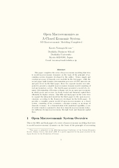 <span itemprop="name">Yamaguchi, Kaoru, "Open Macroeconomies as A Closed Economic System - SD Macroeconomic Modeling Completed -"</span>