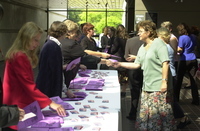 <span itemprop="name">Programs are handed out for a September 11th...</span>
