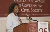 <span itemprop="name">Jacquelyn Hawkins addresses the University at...</span>