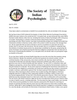 <span itemprop="name">Letter to the Coalition for the Advancement & Application of Psychological Science  (CAAPS)</span>