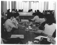 <span itemprop="name">Unidentified students in a cafeteria at the State...</span>