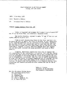 <span itemprop="name">Campus Progress Report No. 108, Letter from Walter M. Tisdale to President Evan R. Collins</span>