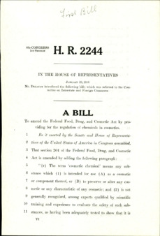<span itemprop="name">Chemical additives legislation, January 1953-May 1957</span>