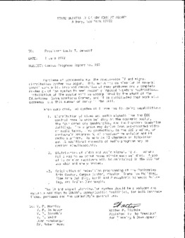 <span itemprop="name">Campus Progress Report No. 192, Letter from Walter M. Tisdale to President Louis T. Benezet</span>