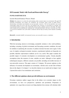 <span itemprop="name">Bartoszczuk, Pawel, "System Dynamics Economic Model with Fossil and Renewable Energy"</span>