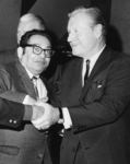 <span itemprop="name">Nelson Rockefeller with an unidentified union...</span>