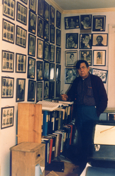M. Watt Espy in his office at the Capital Punishment Research Project.